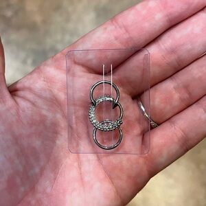 Titanium Silver Septum Rings - 3 pack